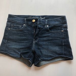 American Eagle High-Wasted Denim Shorts
